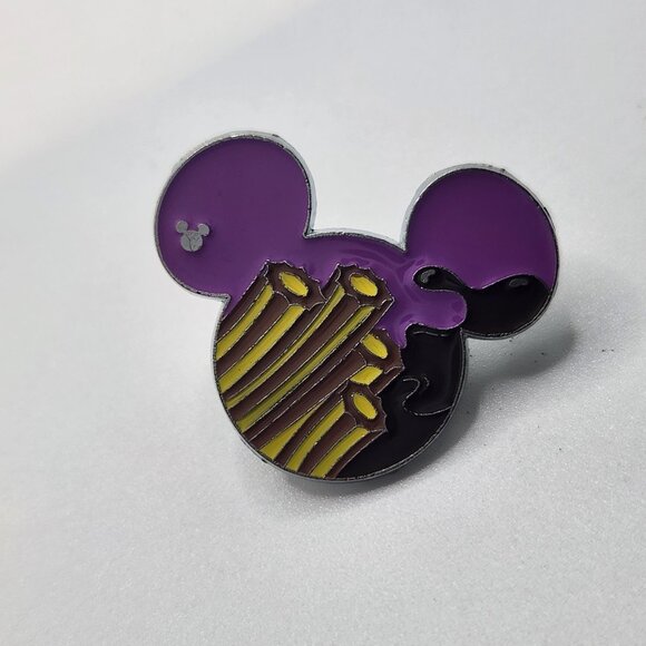 Disney Pin Chocolate Churro Food Series Disney Trading Pin Hidden Mickey 2016 - Picture 1 of 4